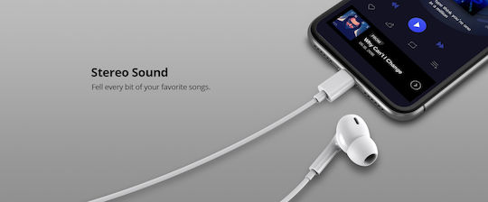 Riversong Melody J3 In-Ear Freihändig Kopfhörer mit Stecker 3.5mm Weiß