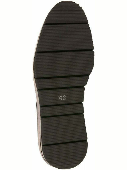 2872-134 Δερμάτινα Ανδρικά Casual Παπούτσια Μαύρα