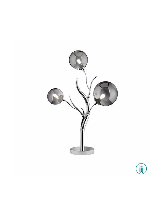 Wofi Jasmine Tisch Dekorative Lampe LED Silber