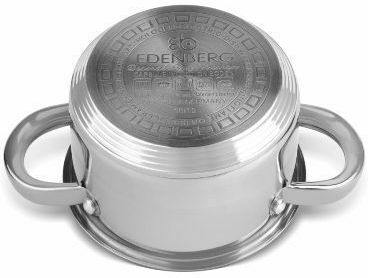 Edenberg Deep Stainless Steel Pot 0.9lt / 12cm