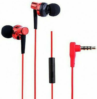 Remax RM-575 In-ear Handsfree with 3.5mm Connector Red