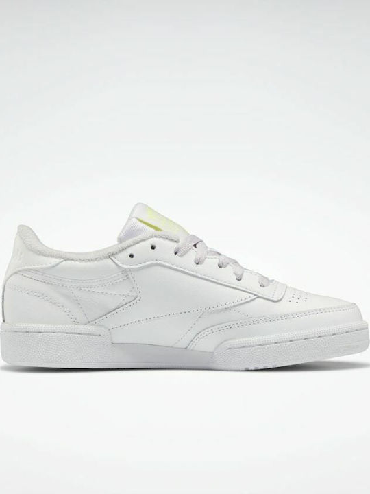 Reebok Club C 85 Γυναικεία Sneakers Cloud White / Quartz Glow