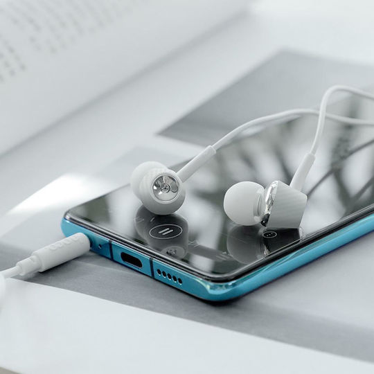 Hoco M70 Graceful In-ear Handsfree με Βύσμα 3.5mm Λευκό