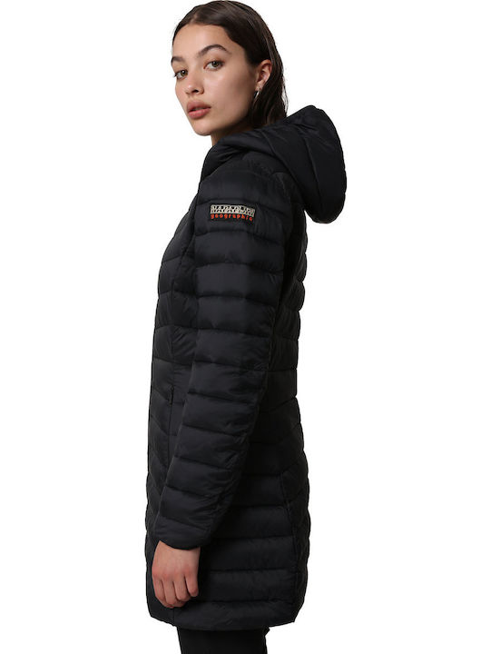 Aerons Women's Short Puffer Jacket for Winter Black NP0A4FS4-041