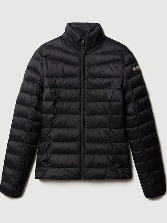 Aerons Women's Short Puffer Jacket for Winter Black NP0A4FS4-041