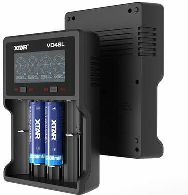XTAR VC4SL USB Charger 4 Batteries Li-ion/Ni-MH Size AA/AAA