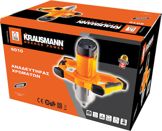 Krausmann 6012 Electric Mixer 1600W (Stirring Component Included)