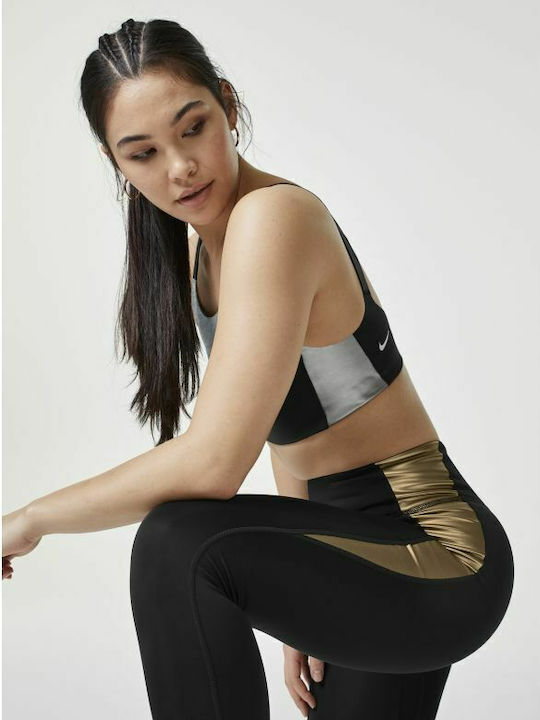 Dri-Fit One Schulung Frauen Lang Leggings Hochgeschnitten Schwarz