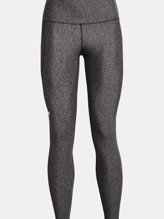 Training Women's Cropped Firming Shiny & High Waist Gray Leggings