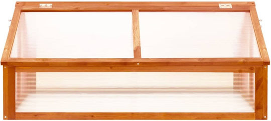 vidaXL 316415 Saatgutvermehrer mit Holzrahmen 1.14x0.8x0.5m