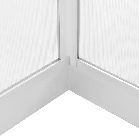 vidaXL 45215 Gewächshaus Typ Haus mit Aluminiumrahmen 32x1.9x1.95m