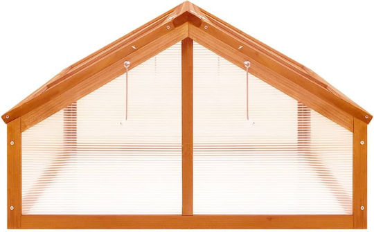 vidaXL 316415 Saatgutvermehrer mit Holzrahmen 1.14x0.8x0.5m