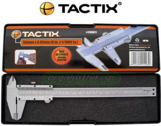 Tactix 245011 Analogic Caliper cu interval de măsurare până la 0 - 150mm