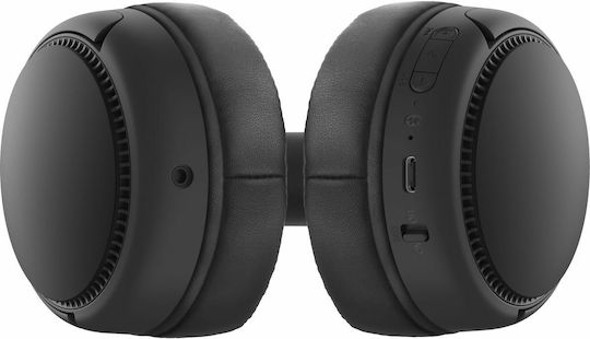 Panasonic RB-M300BE Безжични / Жични Over Ear Слушалки с 50 часа Работа и Бързо Зареждане Черни