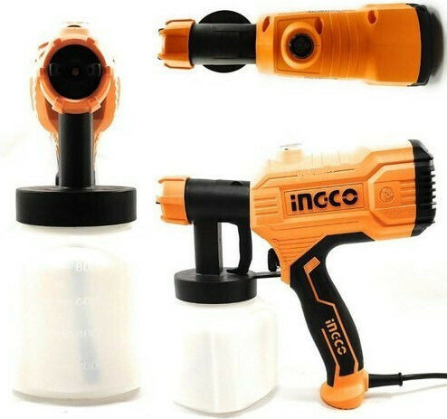 Ingco Electric Paint Spray Gun 450W with 0.8lt Container