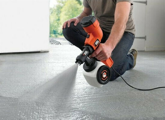 Black & Decker HVLP200 Ηλεκτρικό Πιστόλι Βαφής 400W με Δοχείο 1.2lt