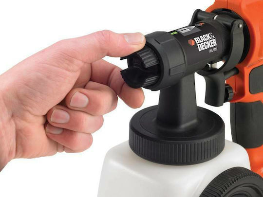 Black & Decker HVLP200 Ηλεκτρικό Πιστόλι Βαφής 400W με Δοχείο 1.2lt