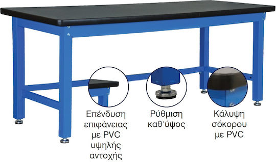 Bulle WB-21M Πάγκος Εργασίας Αντοχής 1000kg 210x75x85cm 66405