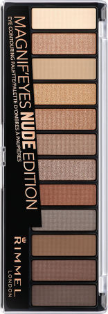 Rimmel London Magnif Contouring Palette Lidschatten Palette mit Gepressten Puder in Mehrfarbig 14gr
