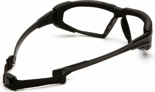 Pyramex Safety Highlander Clear Γυαλιά / Μάσκα Εργασίας για Προστασία με Διάφανους Φακούς Καθρέπτες