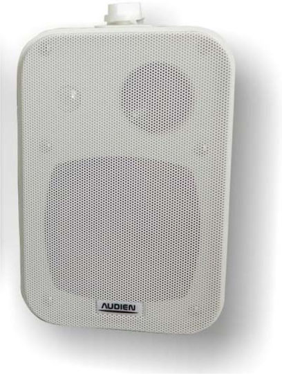Audien BT-408 Παθητικά Επιτοίχια Ηχεία 30W (Ζεύγος) 20.8x12.3x13.8εκ. Λευκά