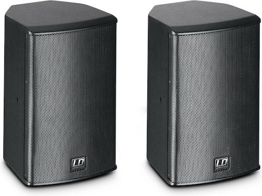 LD Systems SAT 62 G2 Boxe De Instalare Pasive De Perete 80W Pereche Negru