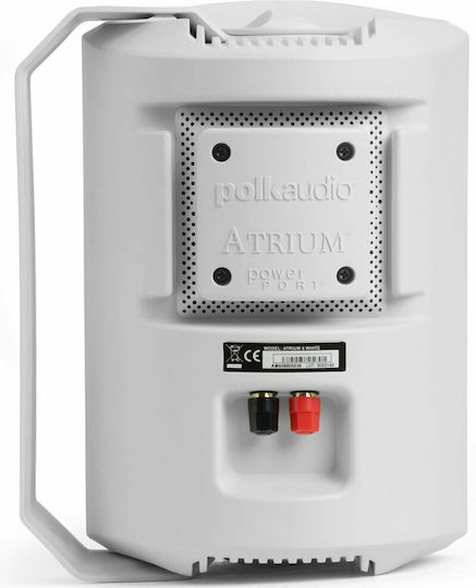 Polk Audio Atrium5 Passive Wall Installation Speakers 100W Pair 17.2x19.7x26.2cm White