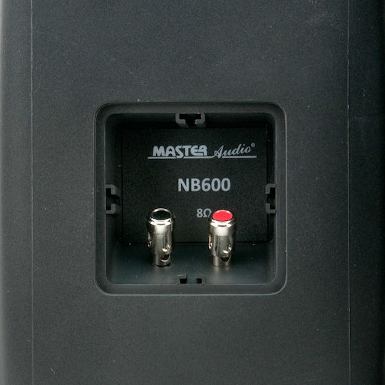 Master Audio NB600 Пасивни Стенни Високоговорители 32W Двойка 19.6x19.3x30.2см Черни