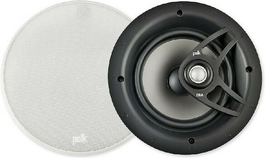 Polk Audio V80 Ηχείο Οροφής 100W (Τεμάχιο) Λευκό