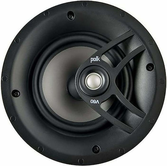Polk Audio V80 Ηχείο Οροφής 100W (Τεμάχιο) Λευκό