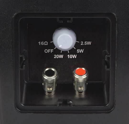 Adastra BH4V-B Παθητικό Επιτοίχιο Ηχείο 30W (Τεμάχιο) 12.5x12.5x19.5εκ. Μαύρο