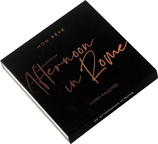 Mon Reve Happy Palettes Palette with Eye Shadows in Pressed Powder Form 15gr