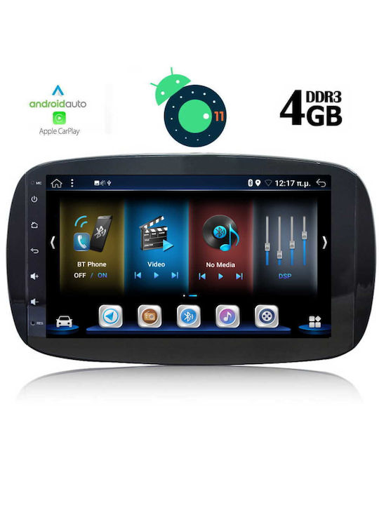 Digital IQ Ηχοσύστημα Αυτοκινήτου για Smart 2016 (Bluetooth/USB/WiFi/GPS) με Οθόνη Αφής 9"