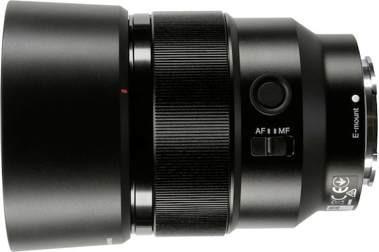 Sony Full Frame Camera Lens FE 85mm f/1.8 Telephoto for Sony E Mount Black