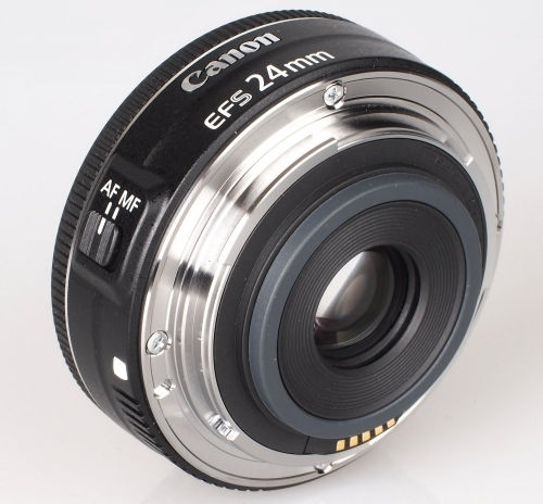Canon Crop Kameraobjektiv EF-S 24mm f/2.8 STM Standard / Pfannkuchen für Canon EF-S Mount Black