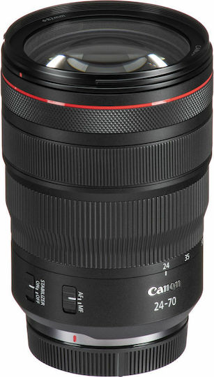 Canon Full Frame Camera Lens RF 24-70mm f/2.8L IS USM Standard Zoom for Canon RF Mount Black