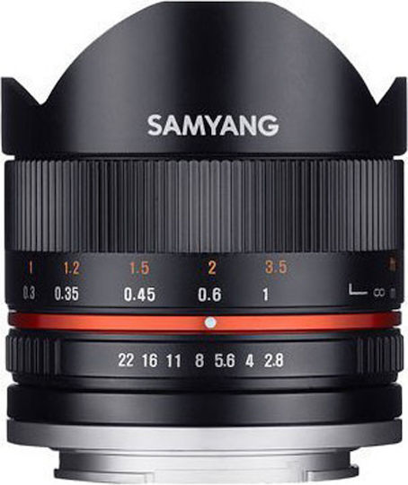 Samyang Crop Φωτογραφικός Φακός 12mm f/2.0 NCS CS Wide Angle για Sony E Mount Μαύρος