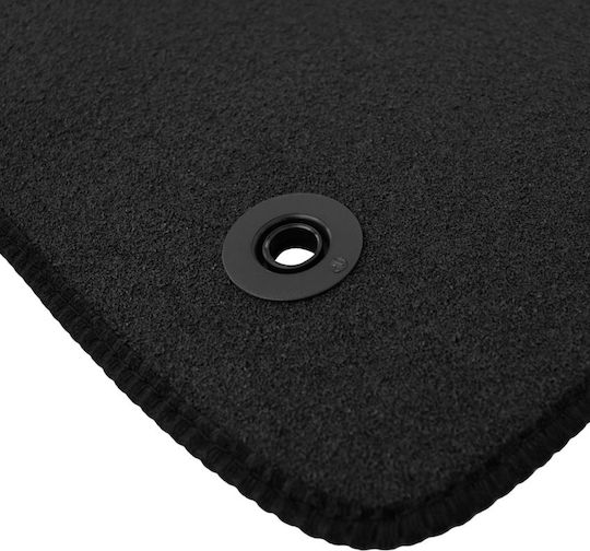 Cik Σετ Μπροστινά και Πίσω Πατάκια 4τμχ για Opel Astra 2004-2009 Μαύρα