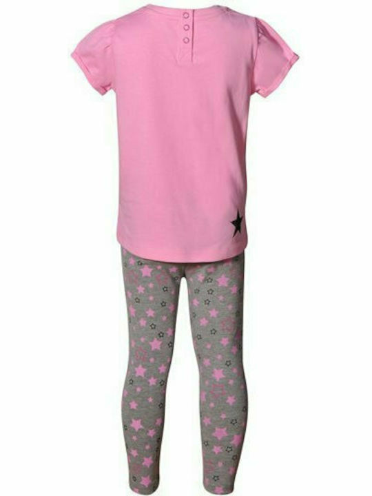 BodyTalk Kids Clothing Set with Leggings with Leggings 2pcs Pink 1181-745699 1181-745699-00339