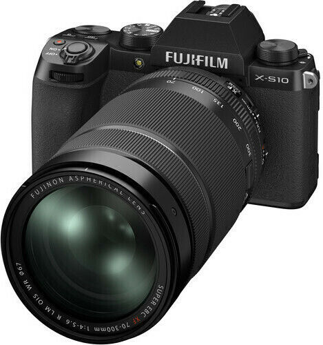 Fujifilm Crop Camera Lens XF 70-300mm f/4-5.6 R LM OIS WR Tele Zoom / Telephoto for Fujifilm X Mount Black