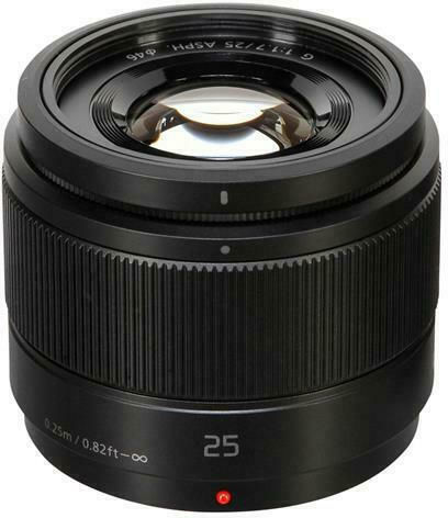 Panasonic Crop Φωτογραφικός Φακός Lumix G 25mm f/1.7 Σταθερός για Micro Four Thirds (MFT) Mount Μαύρος