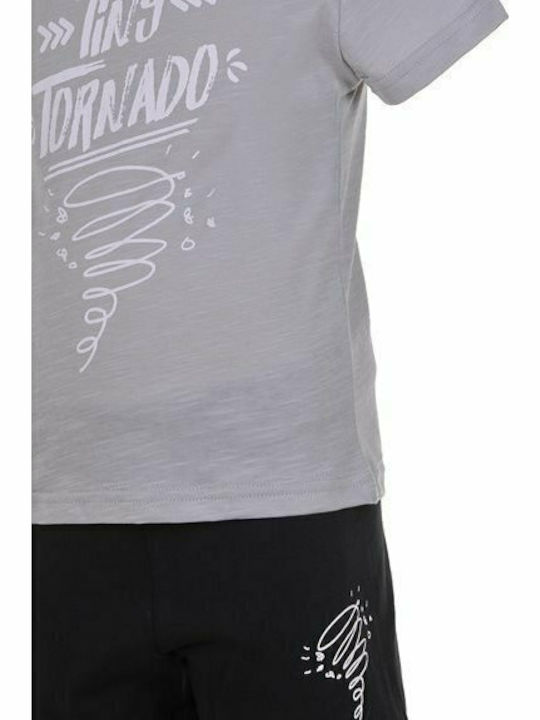 Kids' Set with Shorts Summer 2pcs Gray Tornado