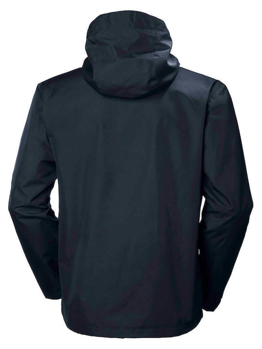 Seven J Jacket Waterproof and Windproof Navy Blue
