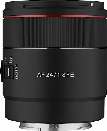 Samyang Full Frame Φωτογραφικός Φακός 24mm f/1.8 AF Wide Angle για Sony E Mount Μαύρος