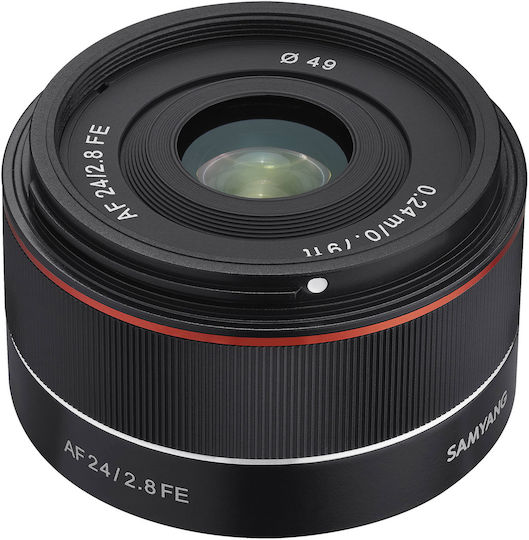 Samyang Full Frame Camera Lens AF 24mm f/2.8 FE Wide Angle for Sony E Mount Black