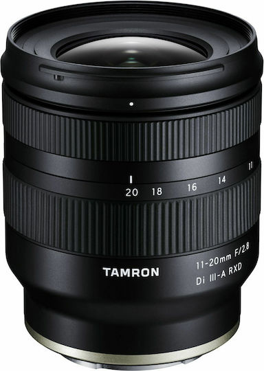 Tamron Crop Φωτογραφικός Φακός 11-20mm f/2.8 Di III-A RXD Wide Angle για Sony E Mount Μαύρος