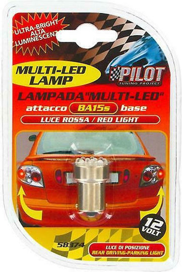 Lampa Lamps Car Multi-Led Lamp 11 Red R10W LED Red 12V 1pcs