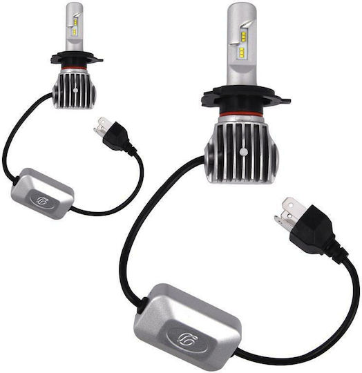 Autoline Lamps Car H4 Canbus LED 6000K Cold White 12-24V 50W 2pcs