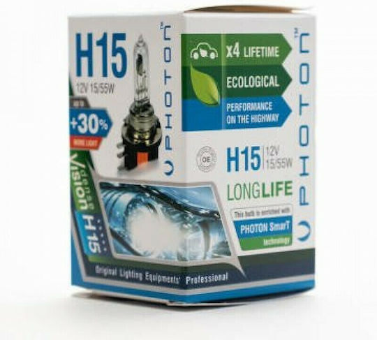 Photon Лампи Автомобила H15 Халогенни 12V 55W 1бр