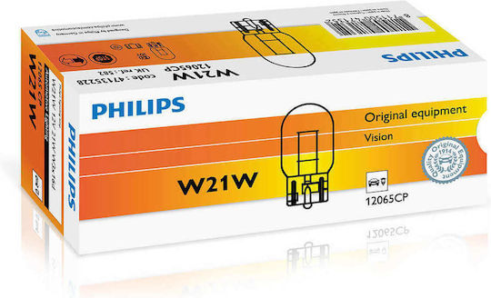 Philips Lamps Car & Motorcycle Standard Vision W21W 12V 21W 1pcs